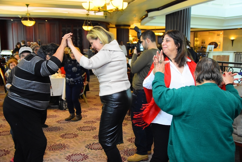Hilton Beirut Metropolitan Palace's Christmas lunch for the elderly people